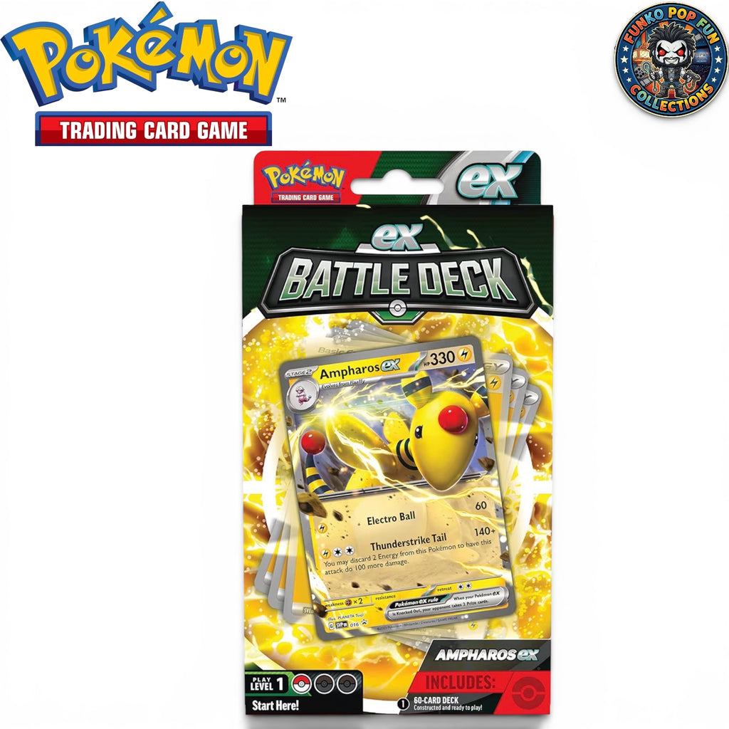 Pokémon TCG: Ampharos ex Battle Deck Ready-to-Play 60-Card Deck.