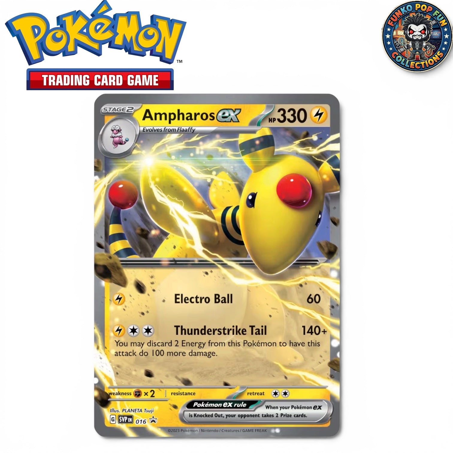 Pokémon TCG: Ampharos ex Battle Deck Ready-to-Play 60-Card Deck.