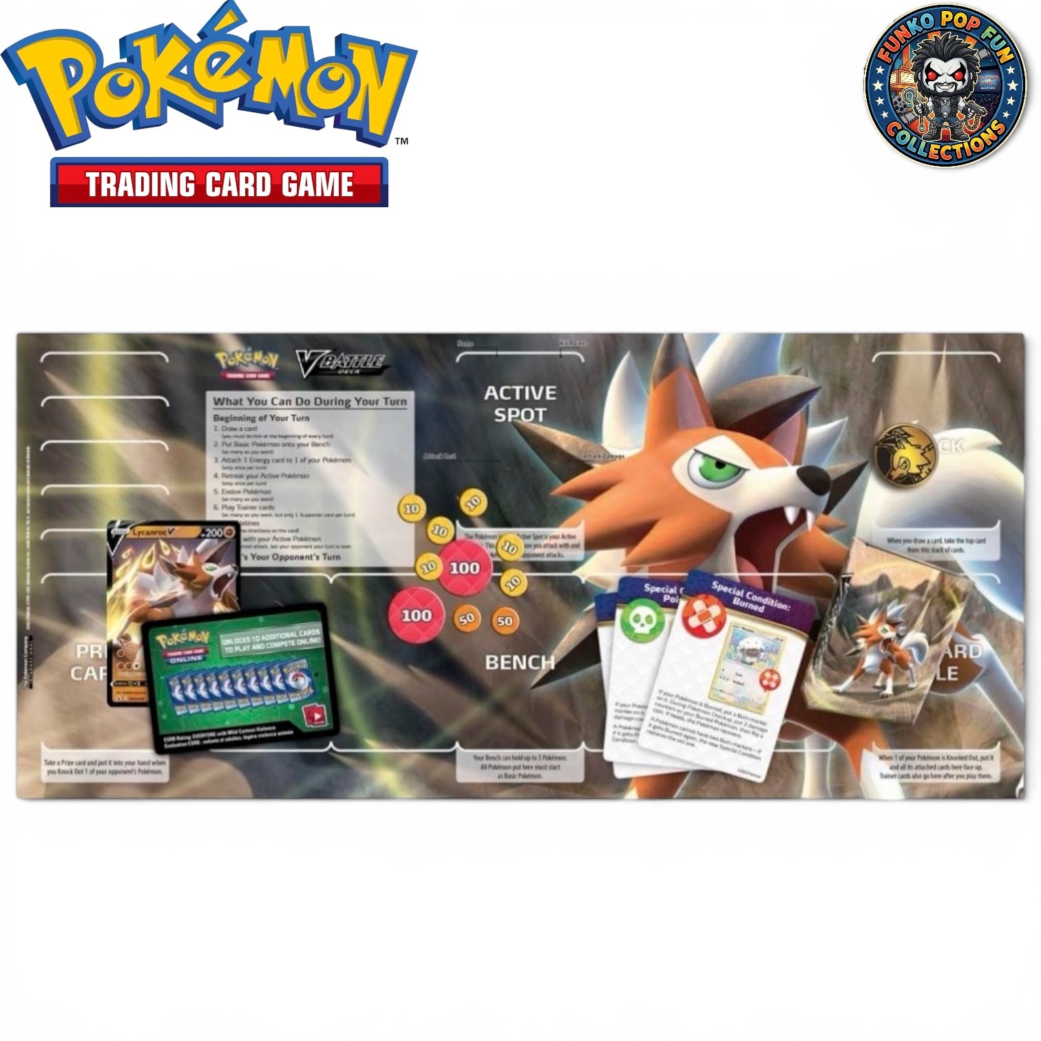 Pokémon TCG: Lycanroc V Battle Deck.