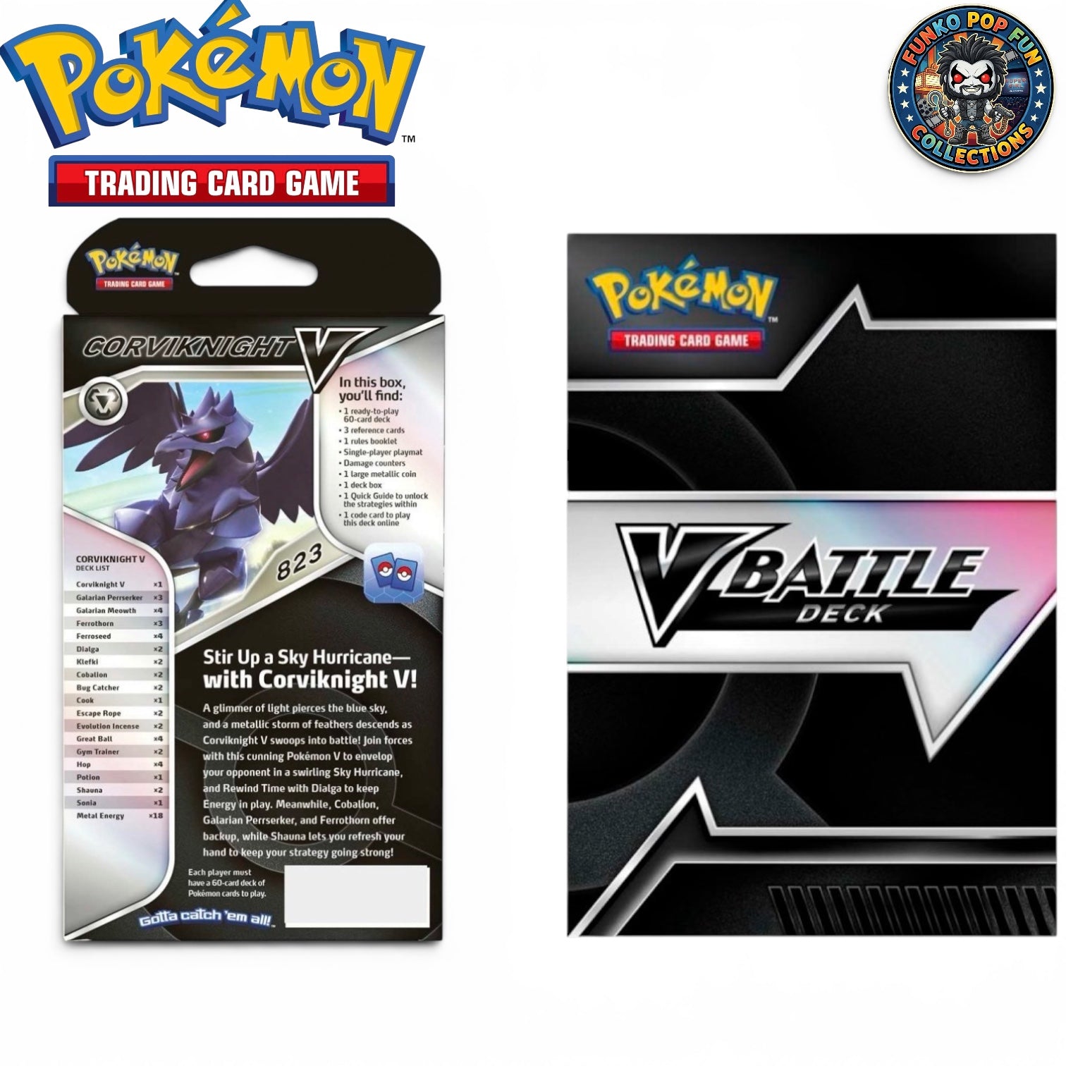 Pokémon TCG: Corviknight V Battle Deck.