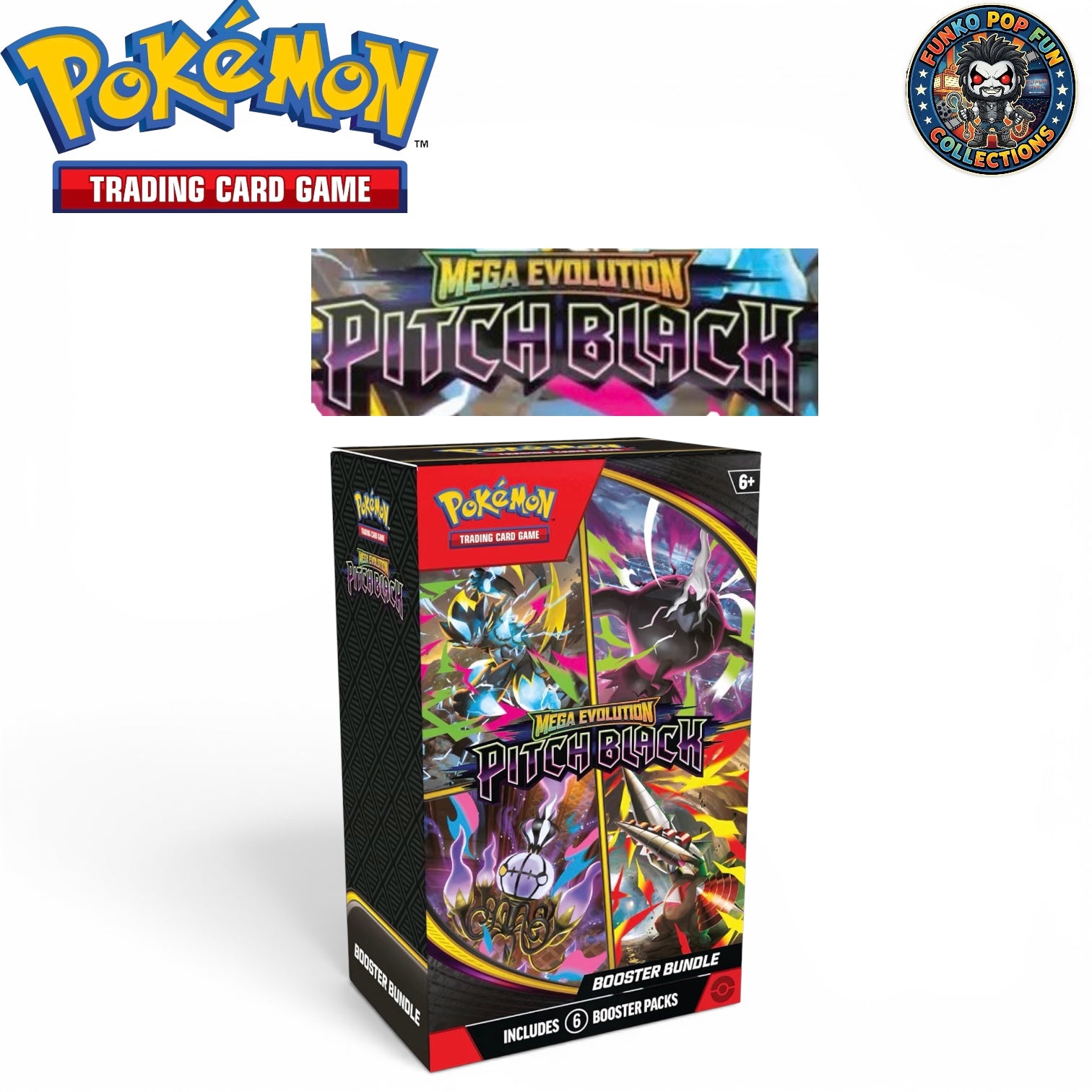Pokemon Mega Evolution Pitch Black English Booster Box.
