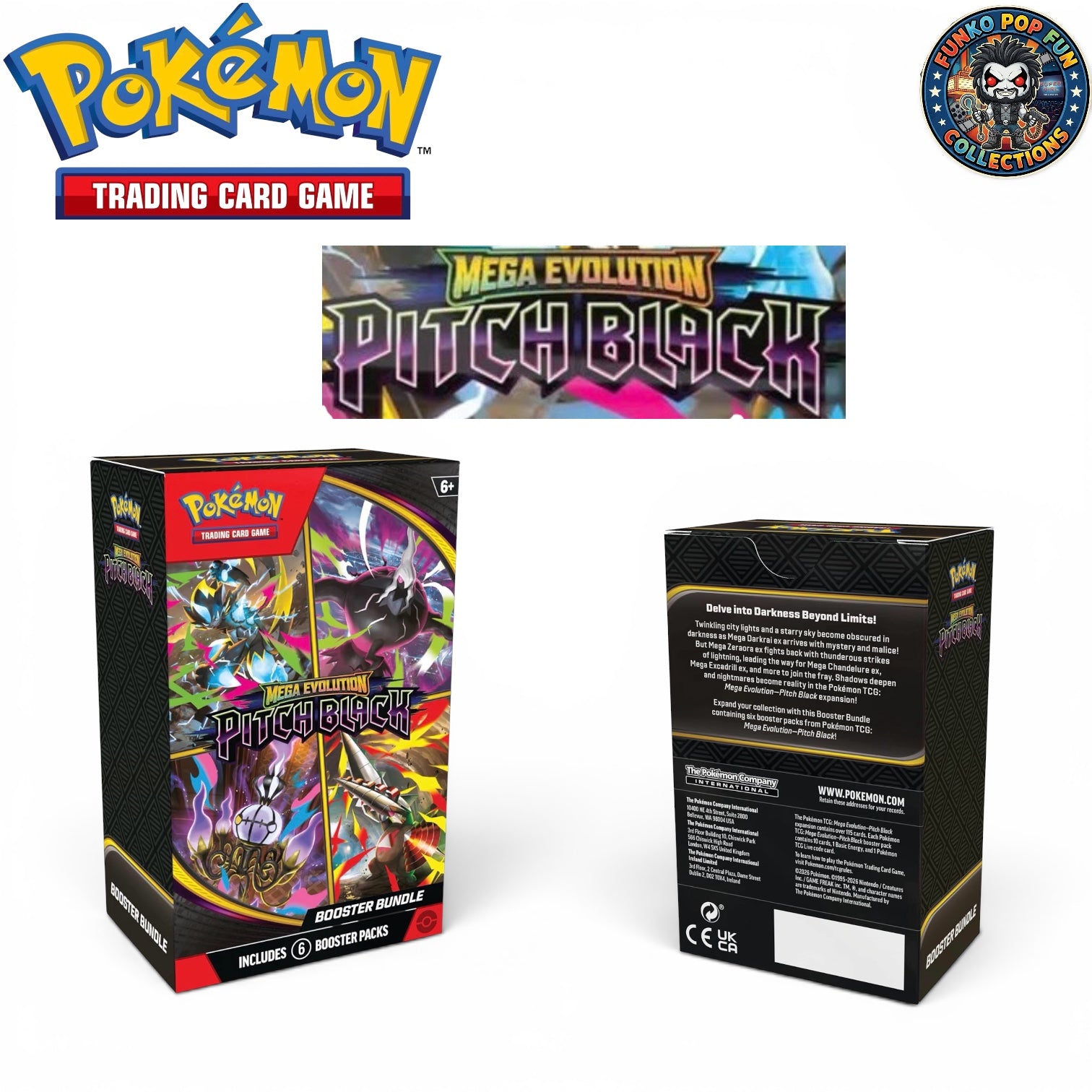 Pokemon Mega Evolution Pitch Black English Booster Box.