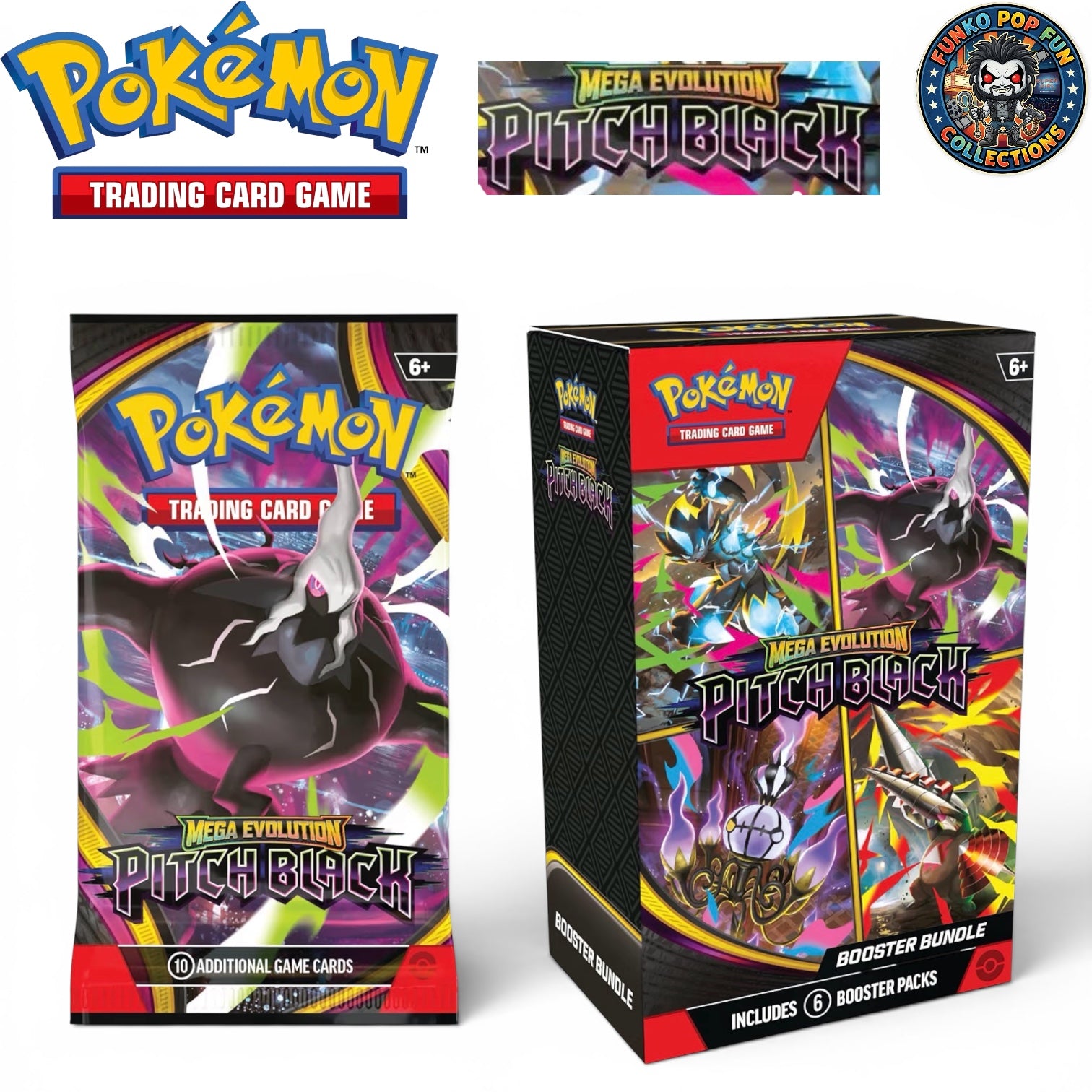 Pokemon Mega Evolution Pitch Black English Booster Box.