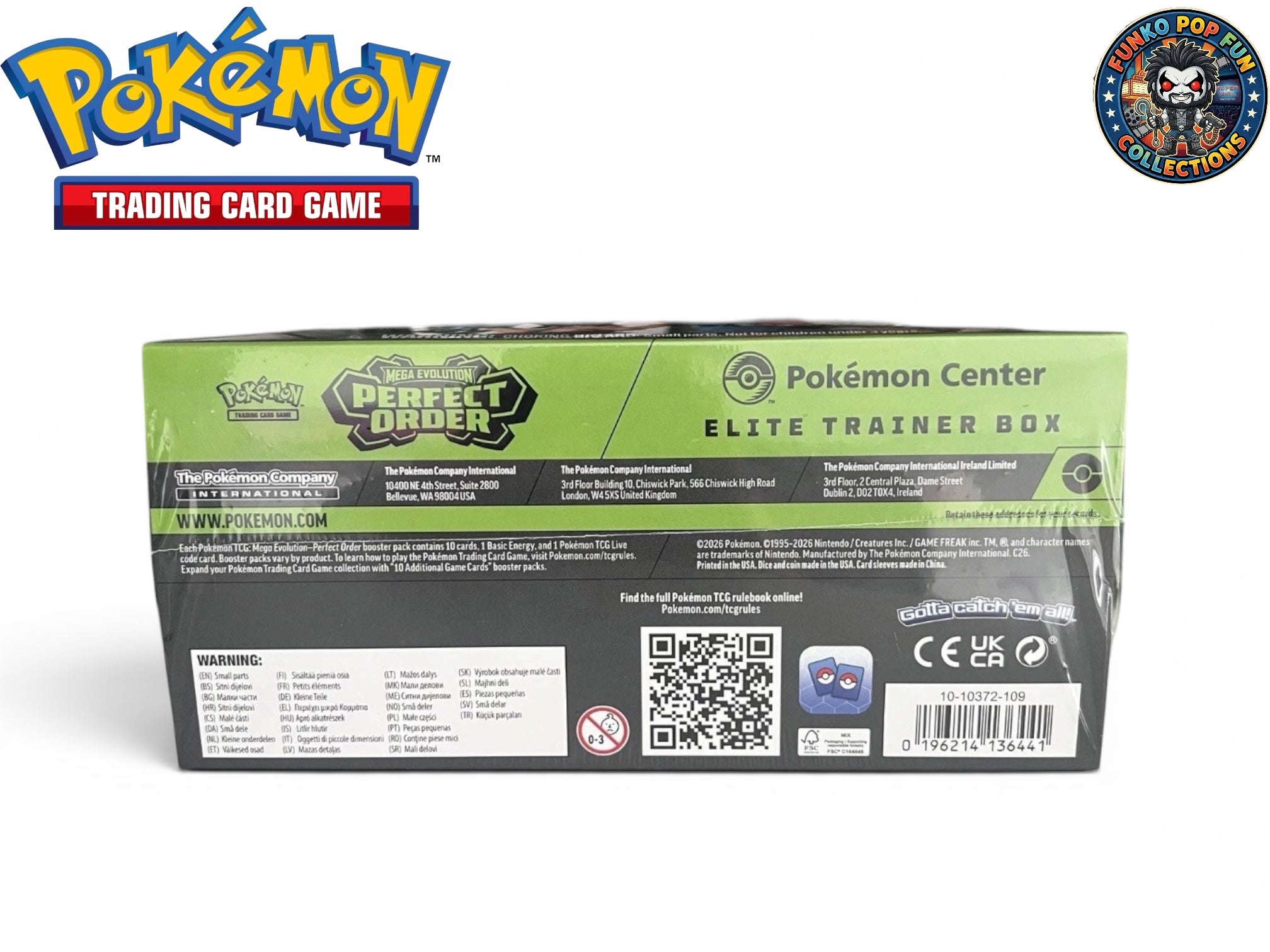Pokémon TCG: Mega Evolution—Perfect Order Elite Trainer Box.