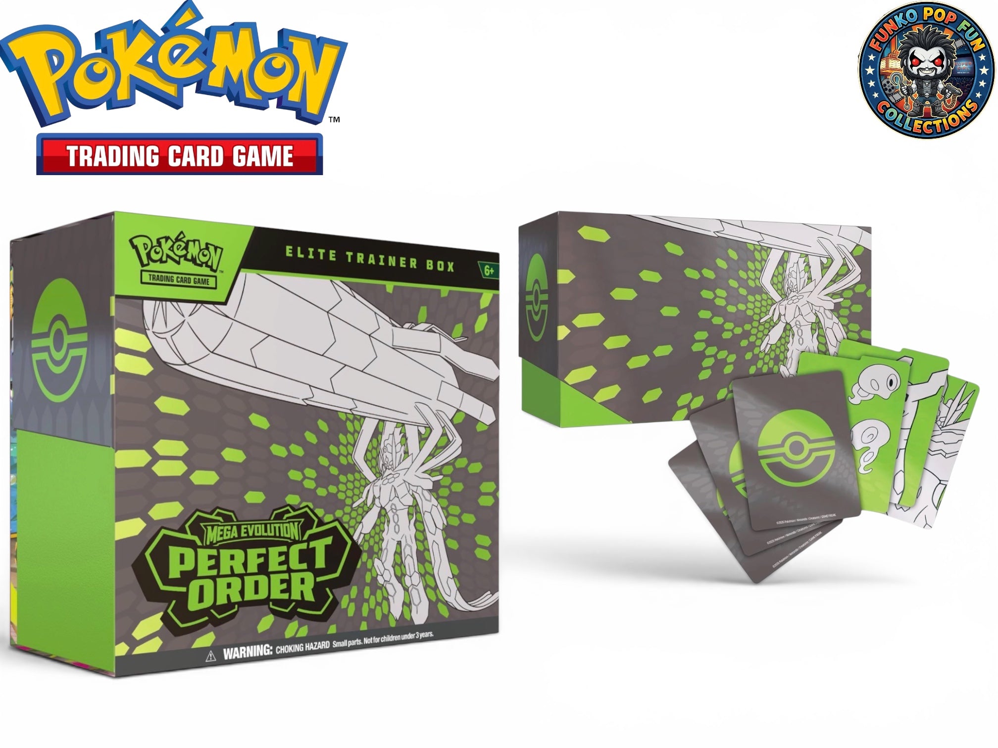 Pokémon TCG: Mega Evolution—Perfect Order Elite Trainer Box.