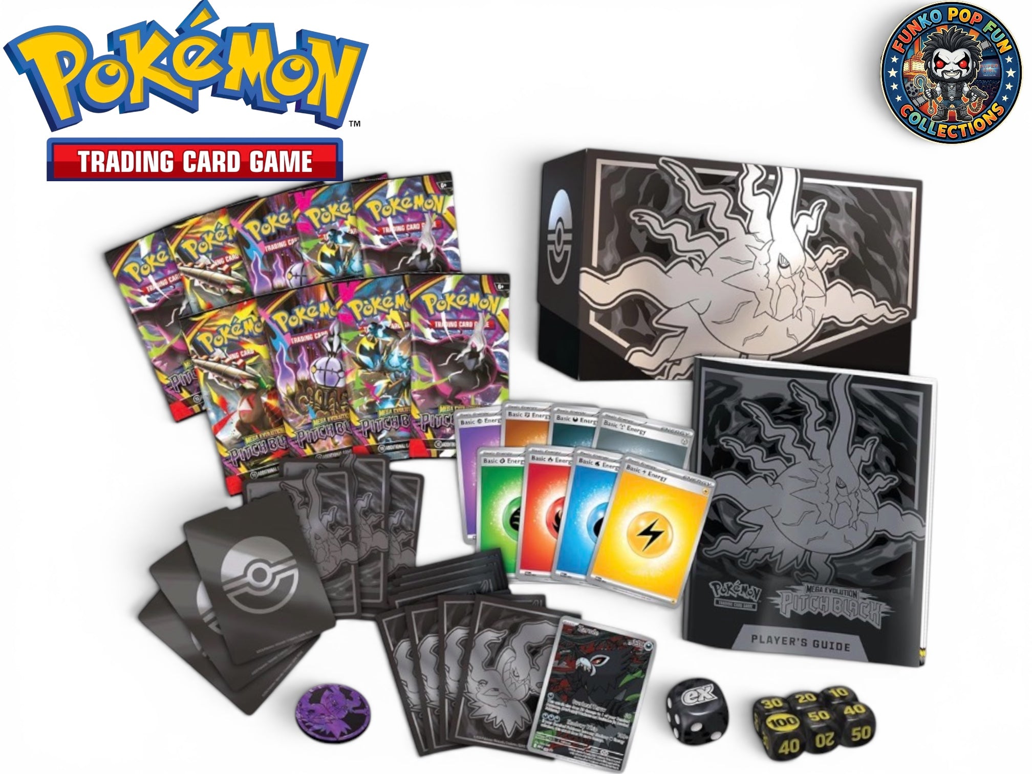 Pokémon TCG: Mega Evolution—Pitch Black Elite Trainer Box.