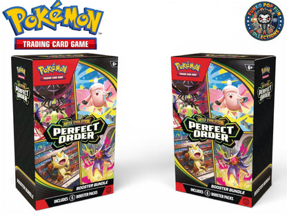 Pokémon TCG: Mega Evolution—Perfect Order Booster Bundle 6 Booster Packs.