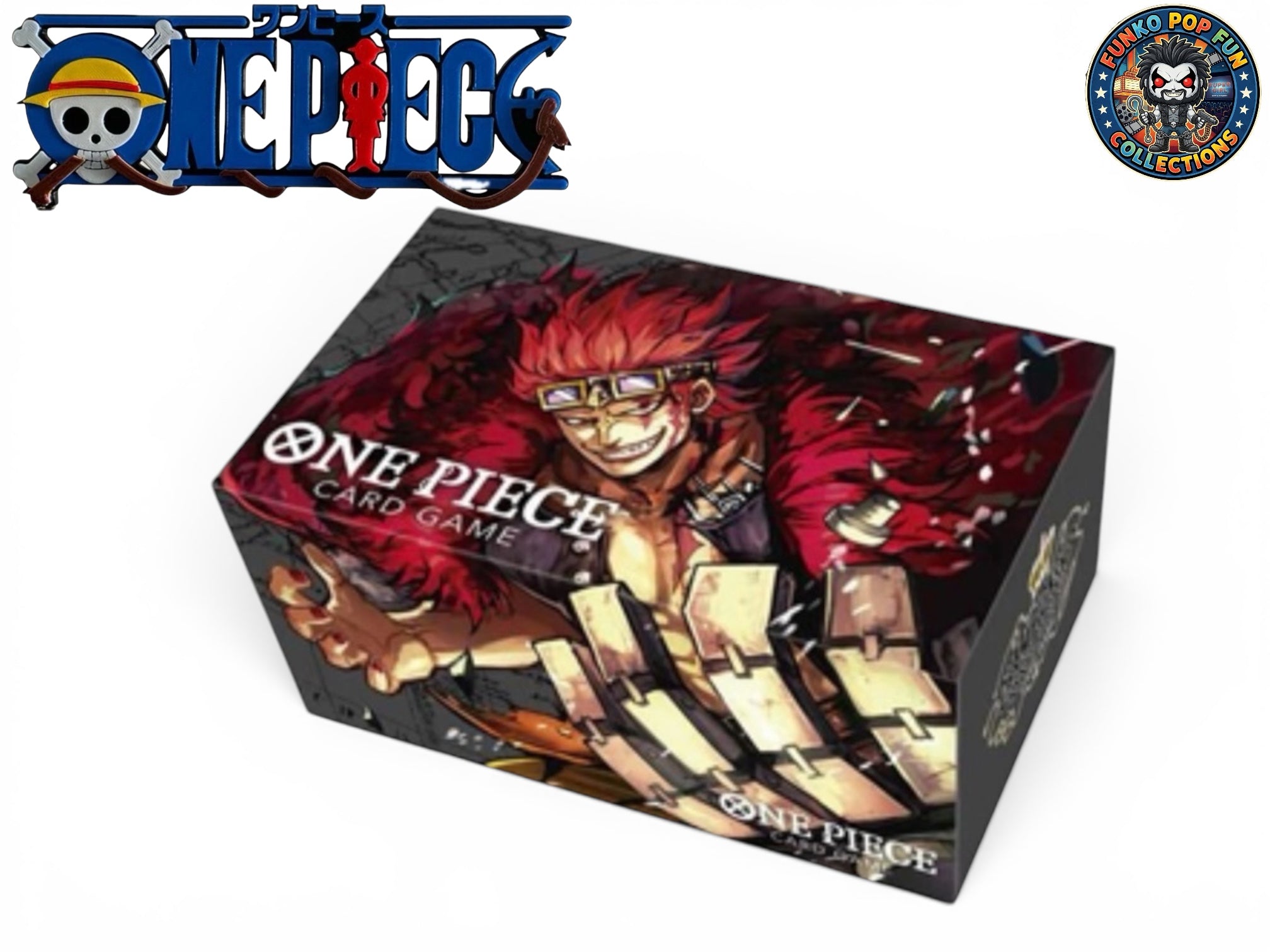 One Piece Card Game: Playmat and Storage Box Set Eustass "Captain" Kid.