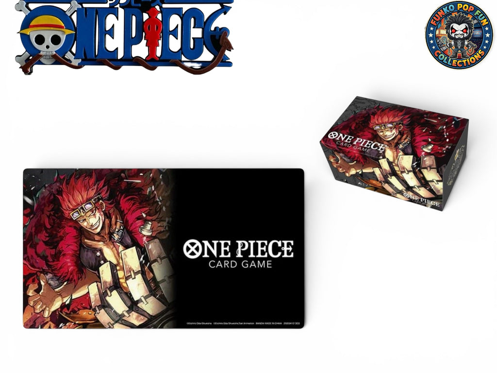 One Piece Card Game: Playmat and Storage Box Set Eustass "Captain" Kid.