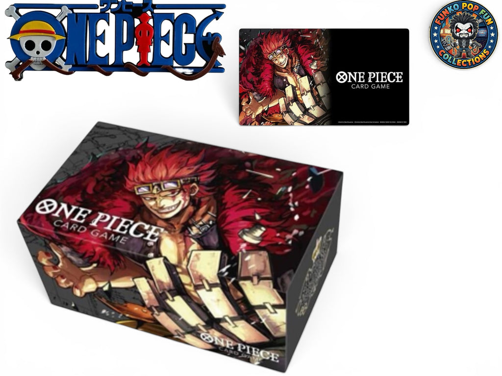 One Piece Card Game: Playmat and Storage Box Set Eustass "Captain" Kid.