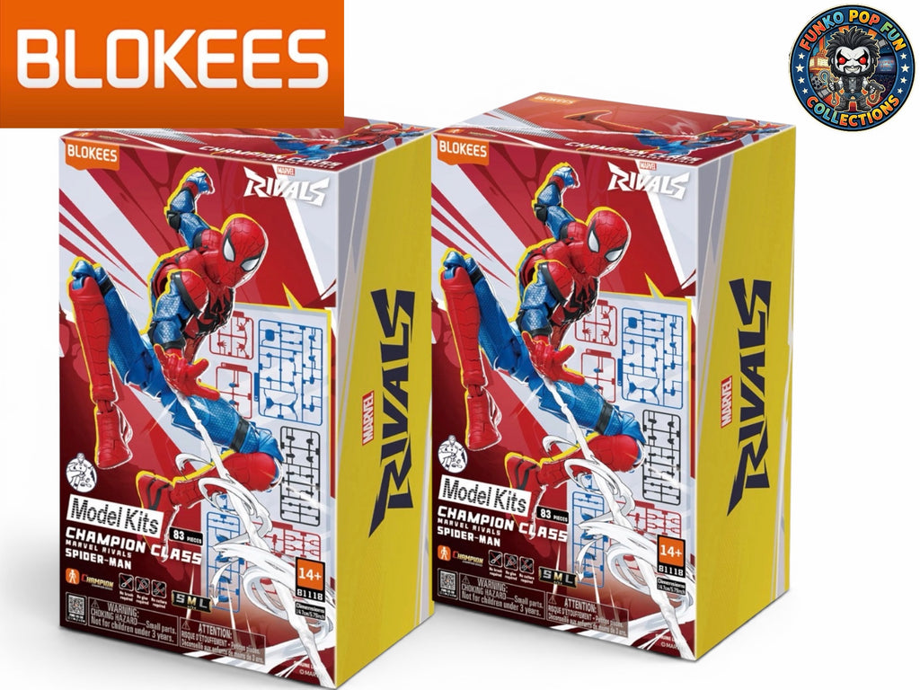 Blokees Figures Marvel Rivals Champion Class Spider-Man.