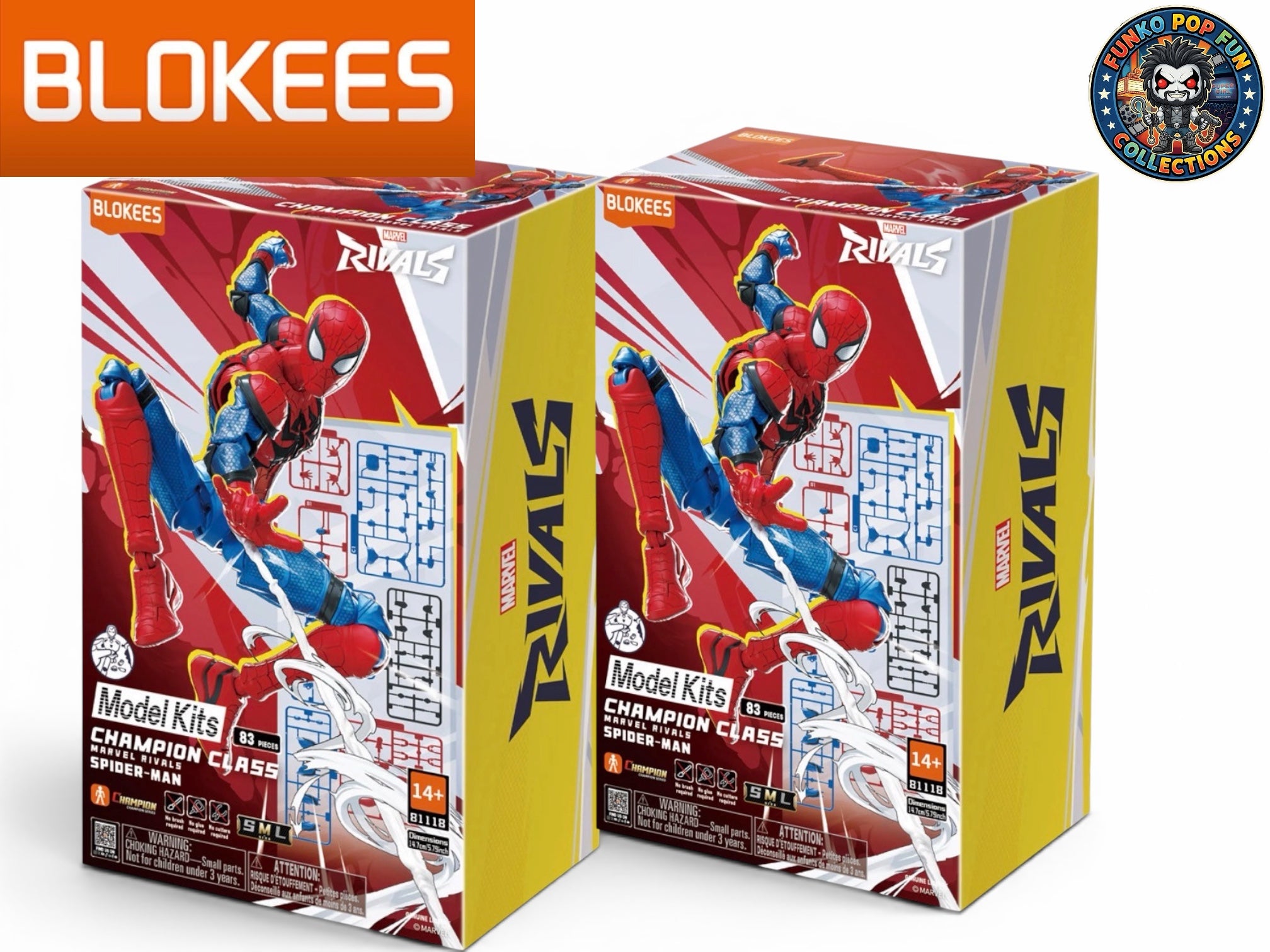 Blokees Figures Marvel Rivals Champion Class Spider-Man.