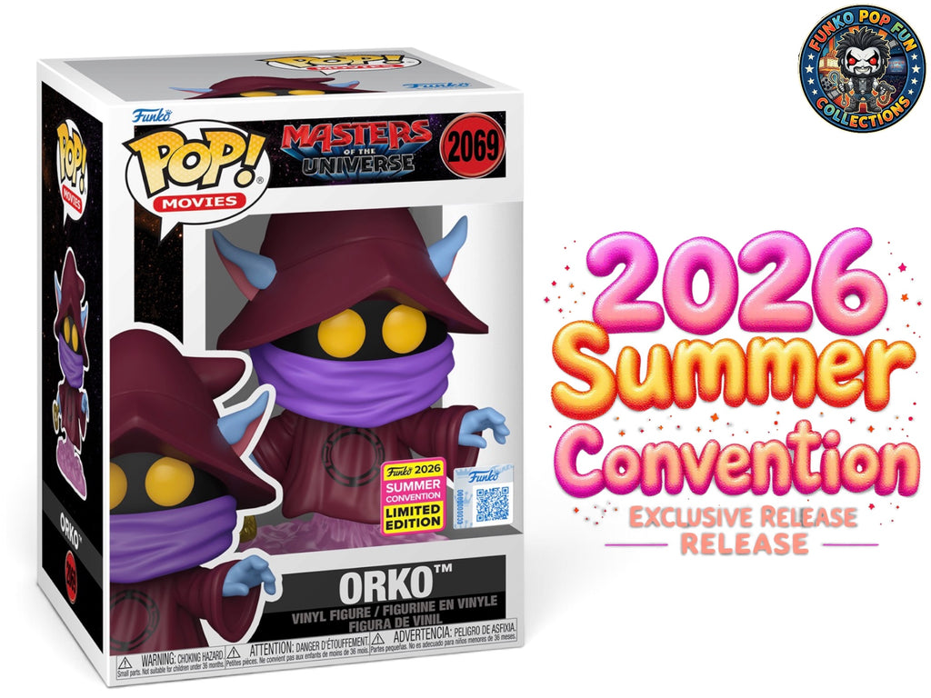 Funko Pop! Very Exclusive Royal! Masters of The Universe Orko Live Action.