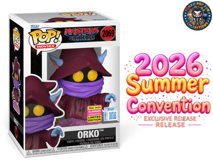 Funko Pop! Very Exclusive Royal! Masters of The Universe Orko Live Action.
