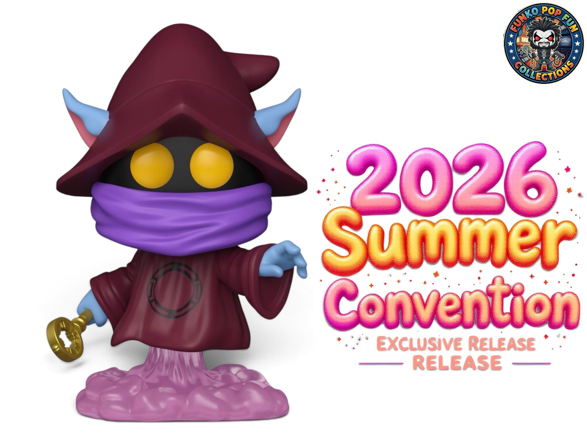 Funko Pop! Very Exclusive Royal! Masters of The Universe Orko Live Action.