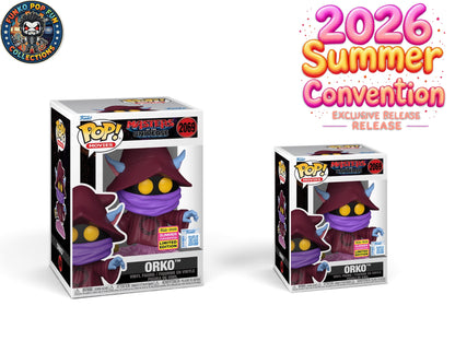 Funko Pop! Very Exclusive Royal! Masters of The Universe Orko Live Action.