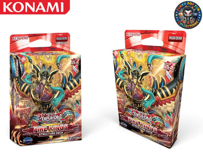 Yu-Gi-Oh! Structure Deck Fire Kings Revamped 48 Cards Deck Building Set.