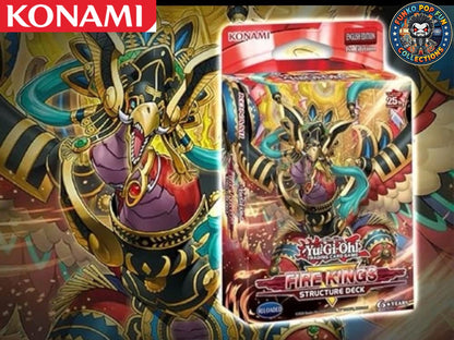 Yu-Gi-Oh! Structure Deck Fire Kings Revamped 48 Cards Deck Building Set.