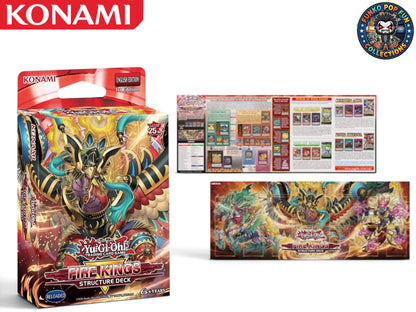 Yu-Gi-Oh! Structure Deck Fire Kings Revamped 48 Cards Deck Building Set.