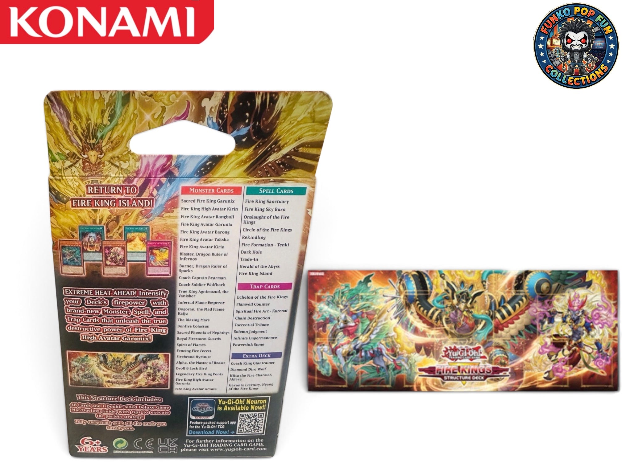 Yu-Gi-Oh! Structure Deck Fire Kings Revamped 48 Cards Deck Building Set.