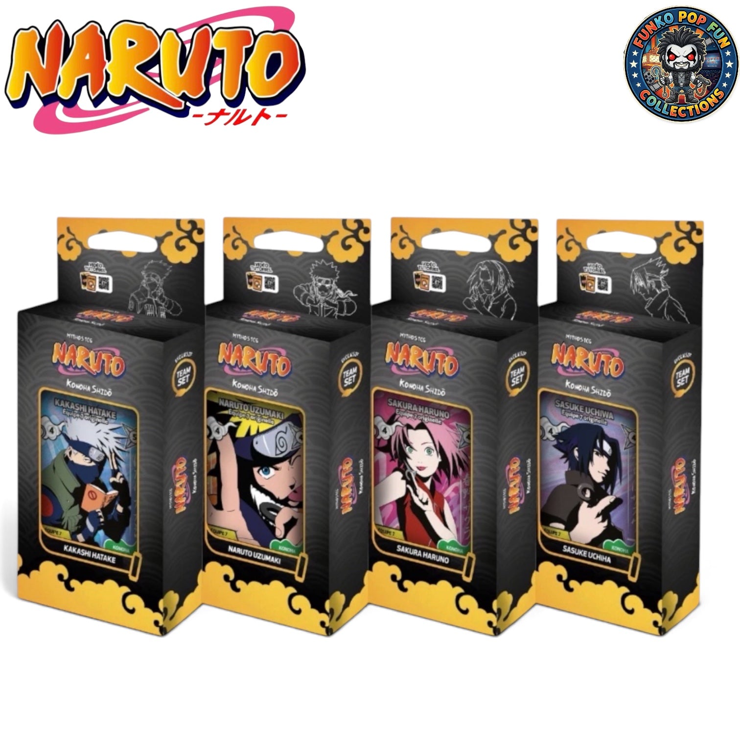 Naruto Mythos TCG Konoha Shido Second Edition Set Bundle - English.