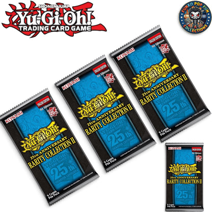 Yu-Gi-Oh TCG 25th Anniversary Rarity Collection II Booster Pack X 4