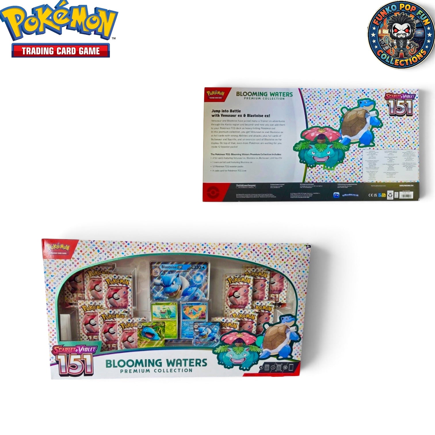 Pokemon Tcg Scarlet & Violet - 151 Blooming Waters Premium Collection Pre- Order Due in 14/08/26