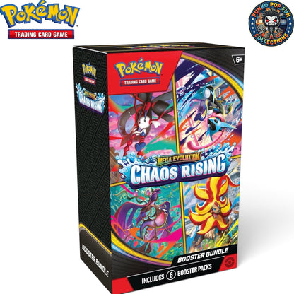 Pokémon Tcg Mega Evolution Chaos Rising Booster Bundle.