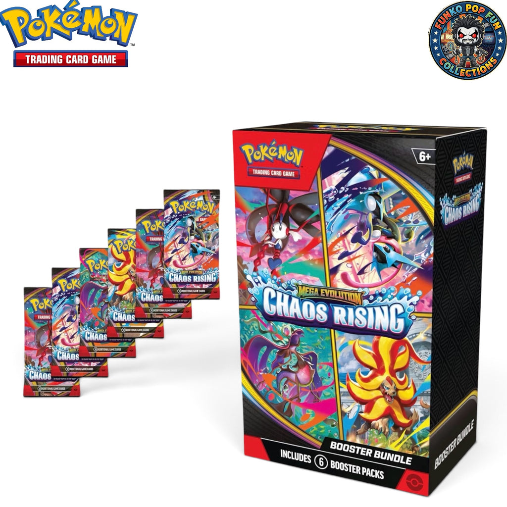 Pokémon Tcg Mega Evolution Chaos Rising Booster Bundle.