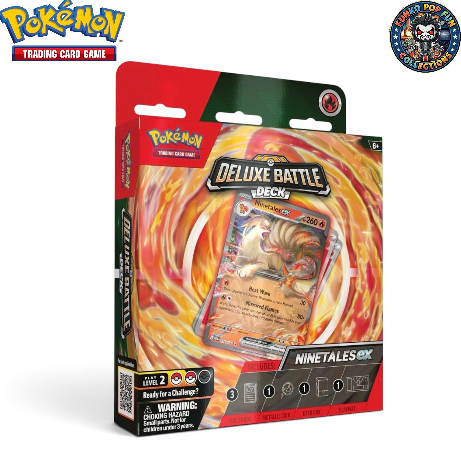 Pokemon TCG: Ninetales EX Deluxe Battle Deck.
