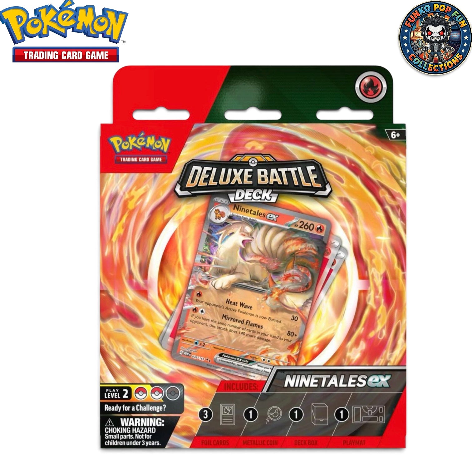 Pokemon TCG: Ninetales EX Deluxe Battle Deck.