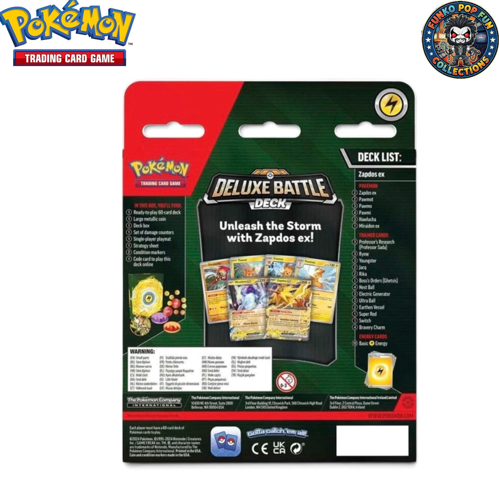 Pokemon TCG: Zapdos EX Deluxe Battle Deck.