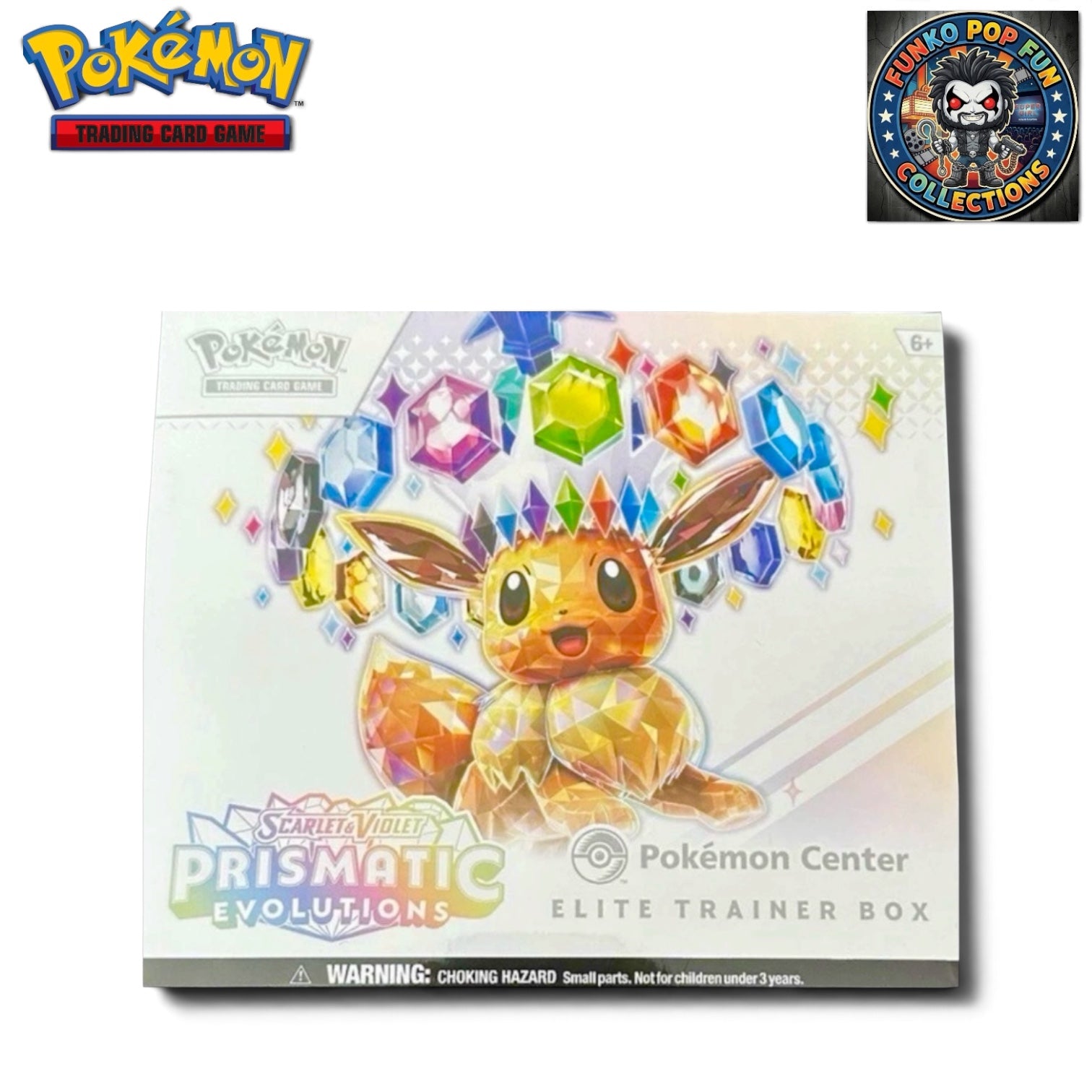 Pokemon TCG Prismatic Evolutions Center Elite Trainer Box Pre-Sale New Sealed.