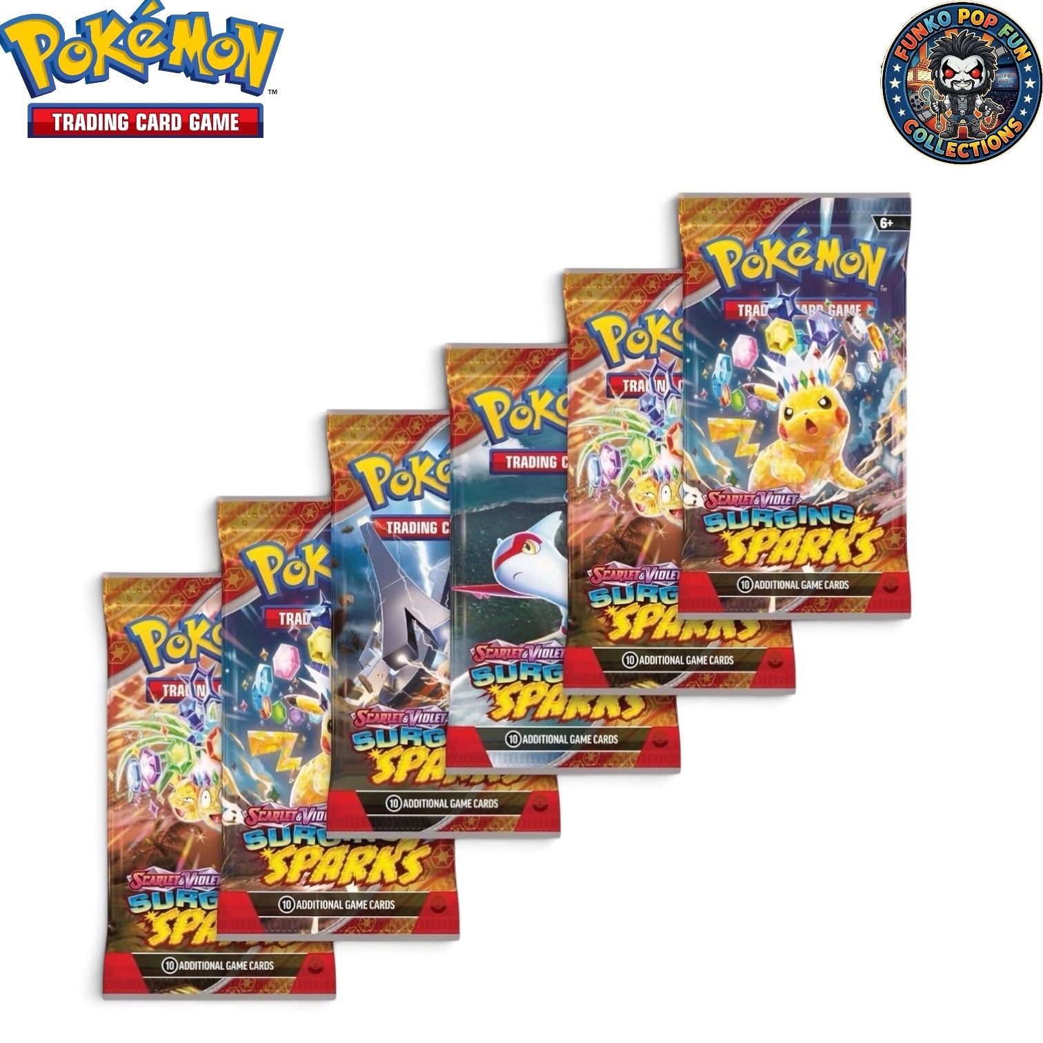 Pokemon - Scarlet & Violet Surging Sparks - Booster Bundle 6 Packs New & Sealed in Stock.