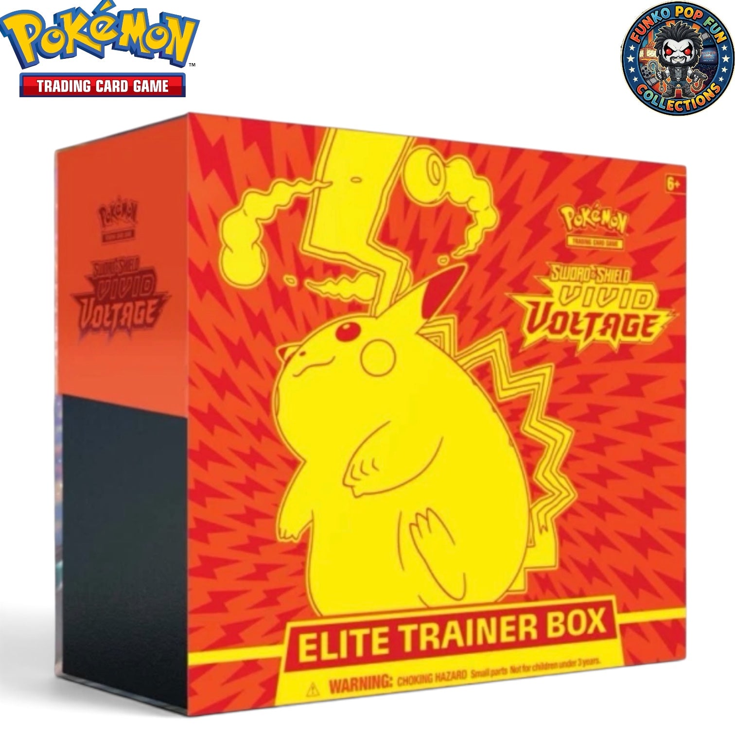 Pokemon TCG Sword & Shield Vivid Voltage 2020 Elite ETB Trainer Box.
