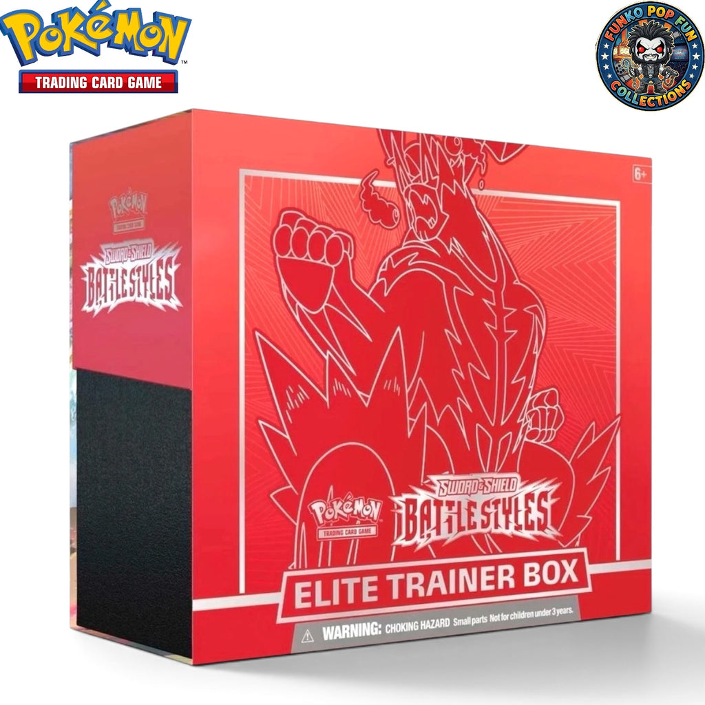 Pokémon Sword and Shield Battle Styles Elite Trainer Box ETB                Red New Sealed.