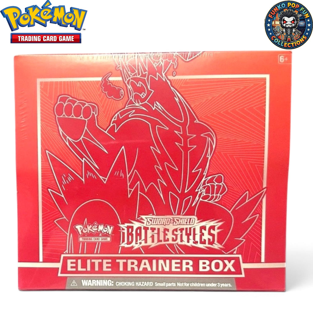 Pokémon Sword and Shield Battle Styles Elite Trainer Box ETB                Red New Sealed.