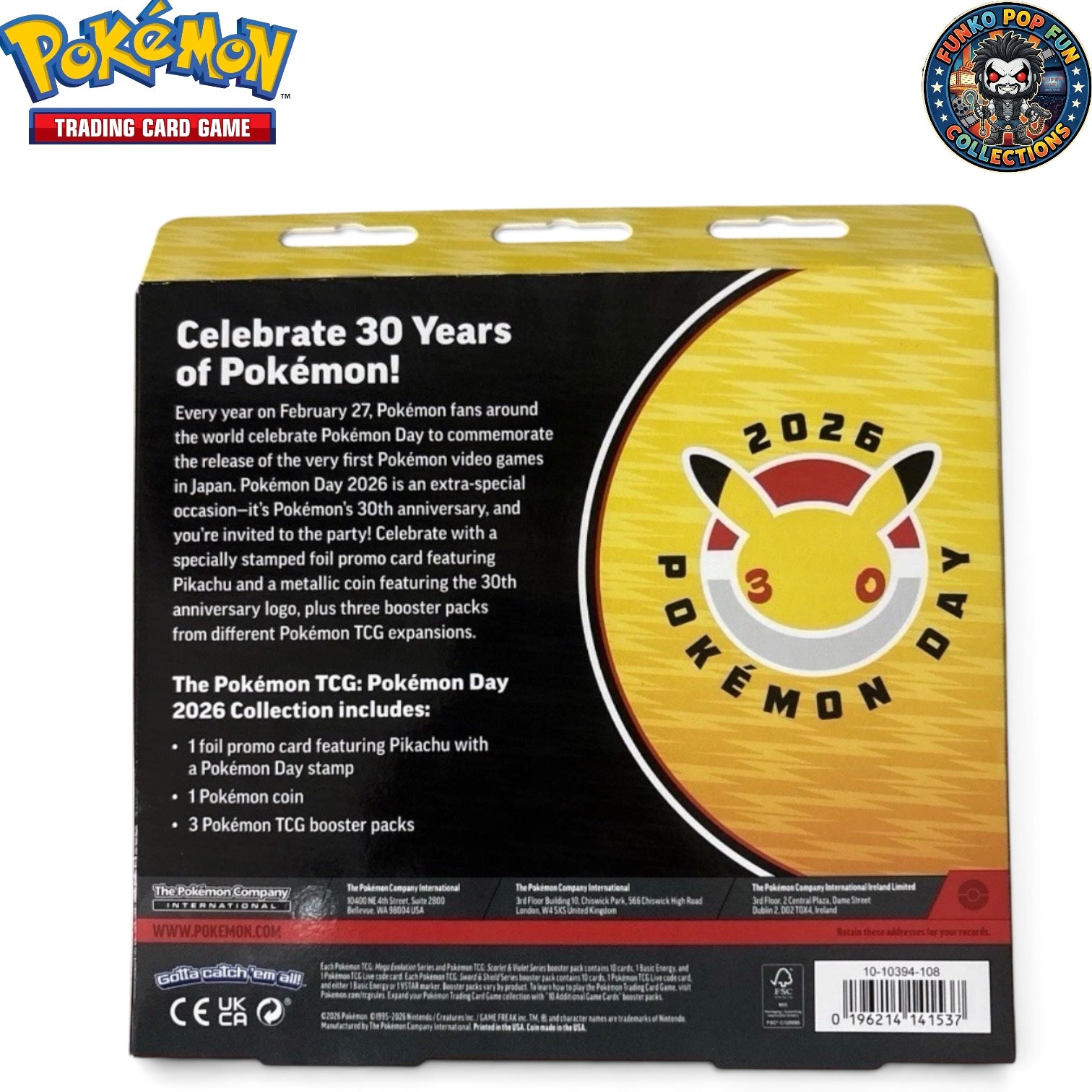 Pokemon Pokémon Day 2026 Box Sealed Brand New.
