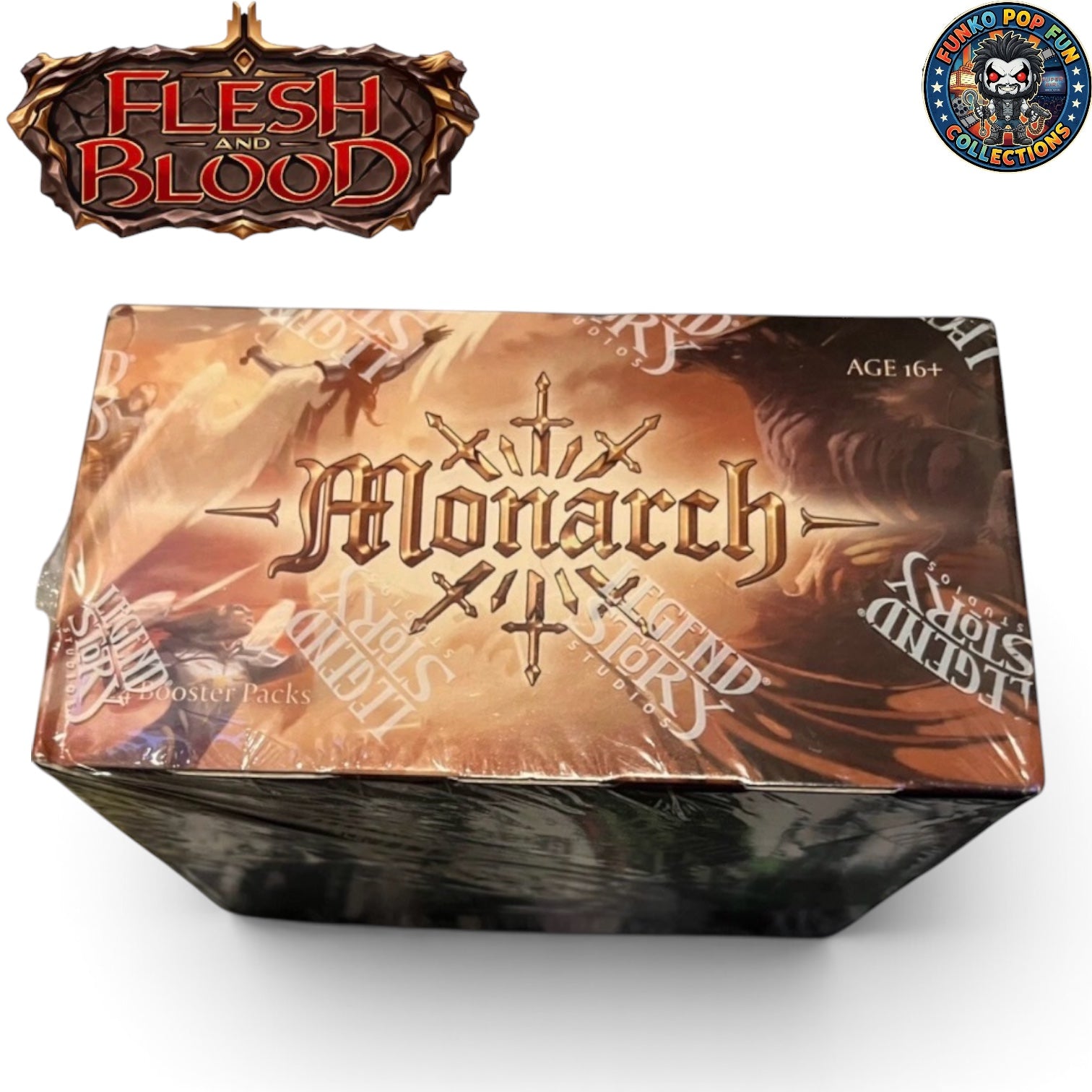 Flesh and Blood TCG: Monarch (Unlimited) 24 Packs Booster Box.