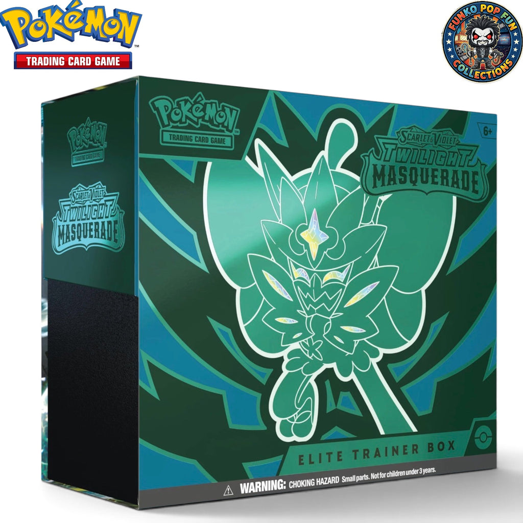 Pokémon TCG Scarlet & Violet 6 - Twilight Masquerade Elite Trainer Box.