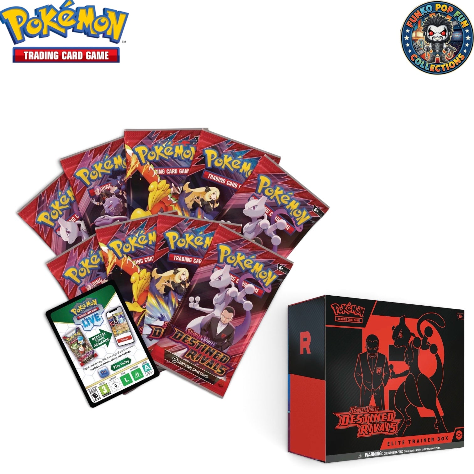 Pokemon TCG Scarlet & Violet Destined Rivals Elite Trainer Box.  New & Sealed.