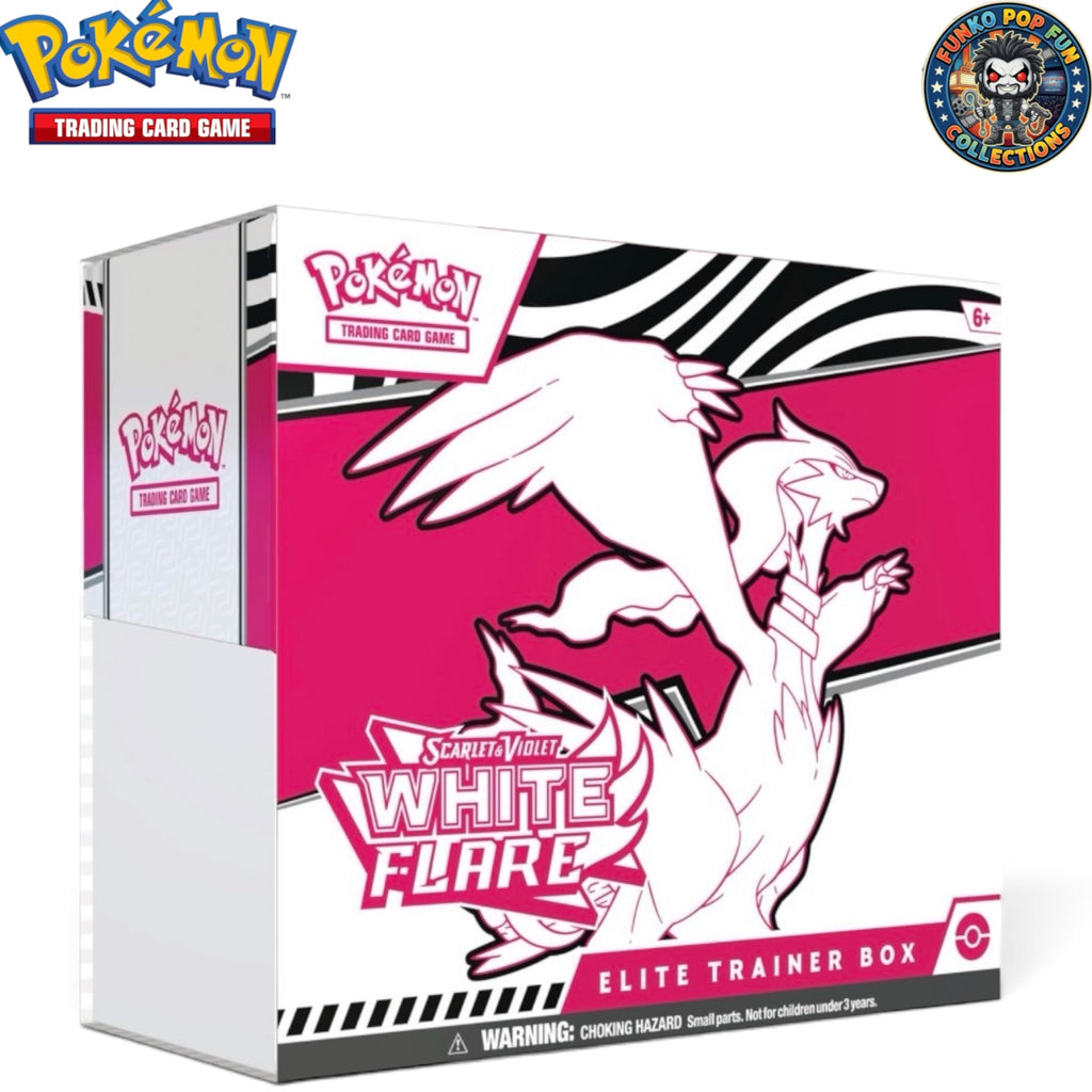 Pokémon TCG Scarlet & Violet White Flare Elite Trainer Box.