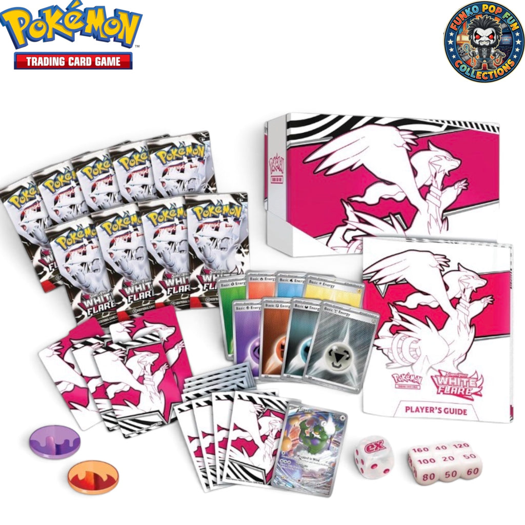 Pokémon TCG Scarlet & Violet White Flare Elite Trainer Box.