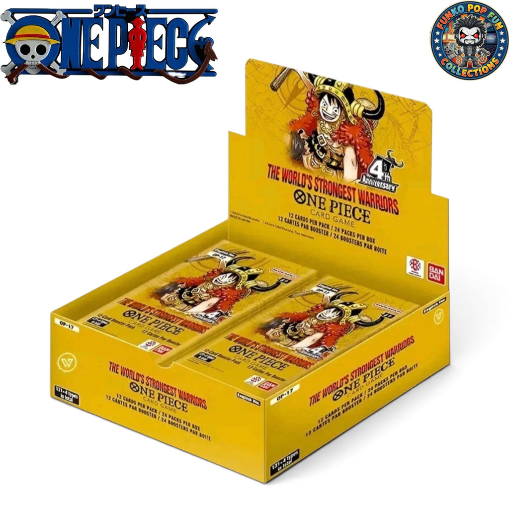 One Piece TCG Booster Box OP17 OP-17 THE WORLD'S STRONGEST WARRIORS 24PKT 288 Cards.