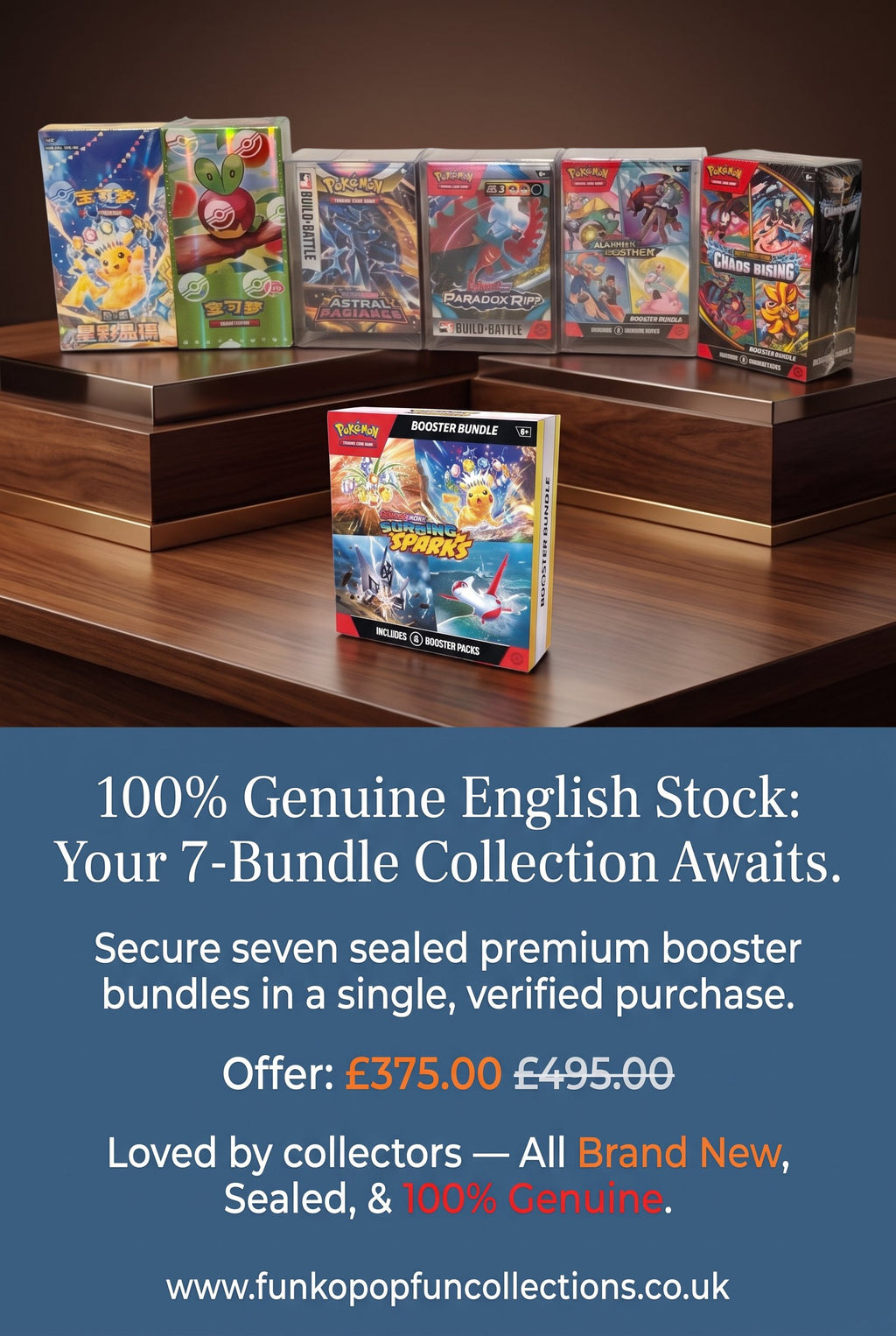 Pokemon Booster Bundle of Seven Sealed Premium Sets