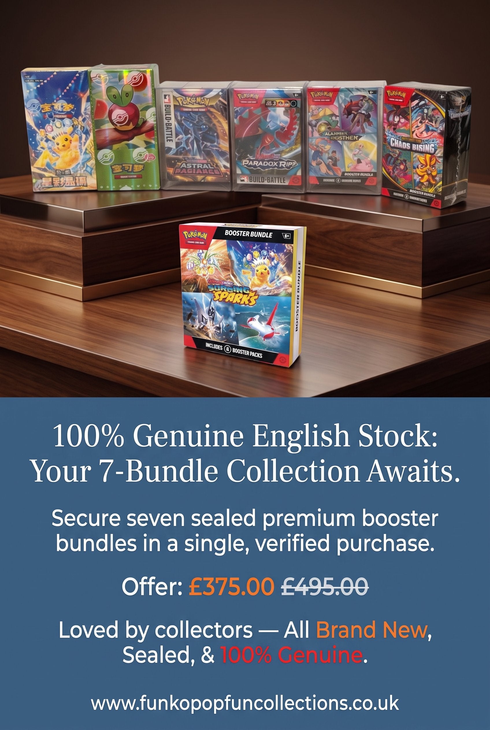Pokemon Booster Bundle of Seven Sealed Premium Sets