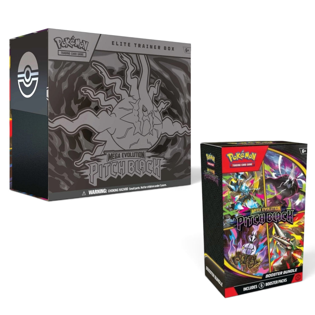 Pokemon TCG: Mega Evolution Pitch Black Elite Trainer Box × 1 & 1 Mega Evolution Pitch Black Booster Bundle