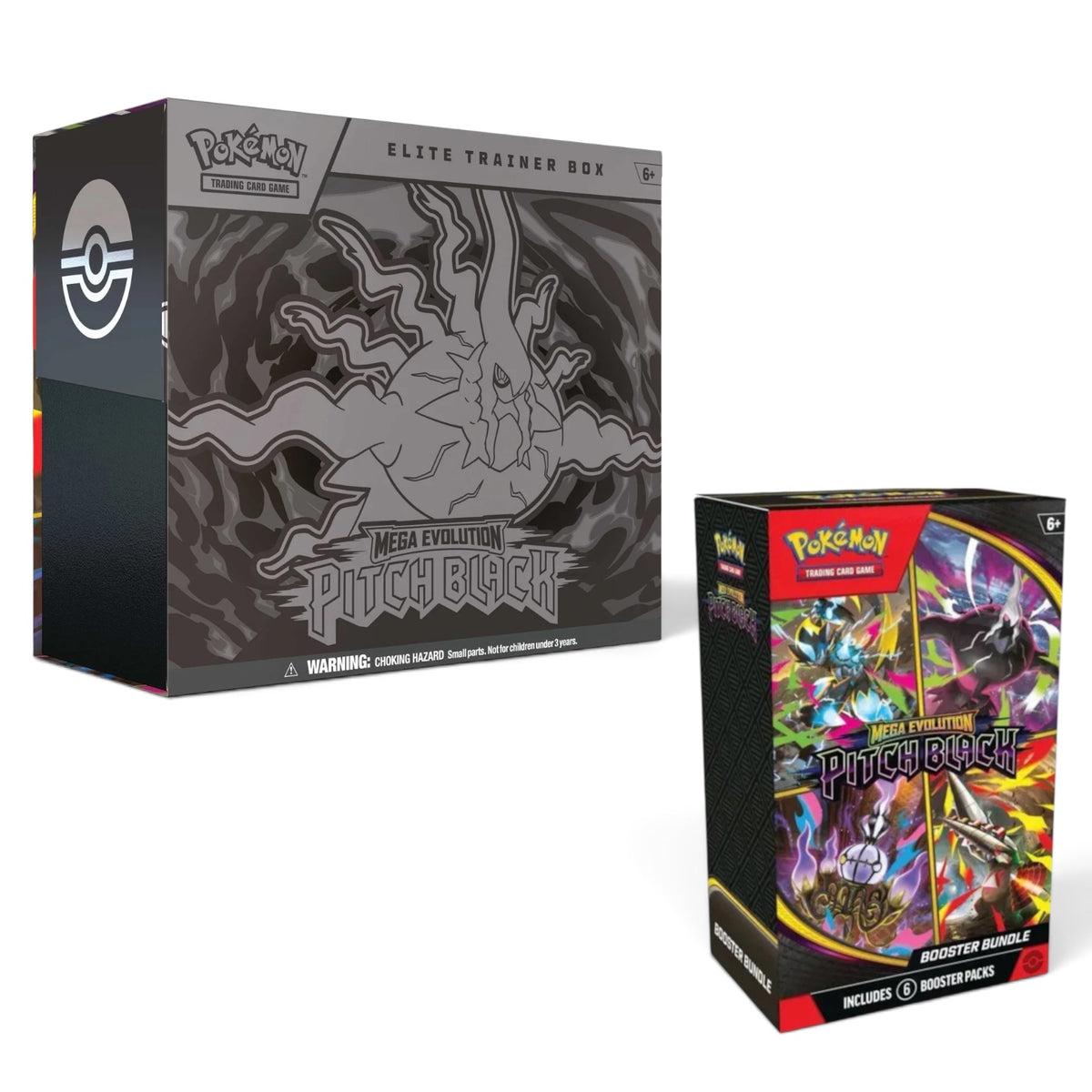 Pokemon TCG: Mega Evolution Pitch Black Elite Trainer Box × 1 & 1 Mega Evolution Pitch Black Booster Bundle