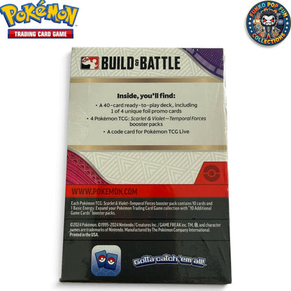 Pokémon TCG Temporal Forces Build & Battle Kit 40-Cards Deck + 4 Booster Packs.