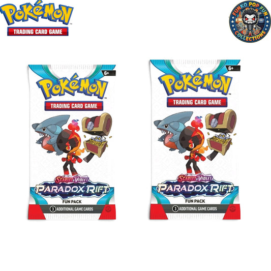Pokémon TCG Scarlet & Violet Paradox Rift Fun 1 x Rare Booster Pack New & Sealed.